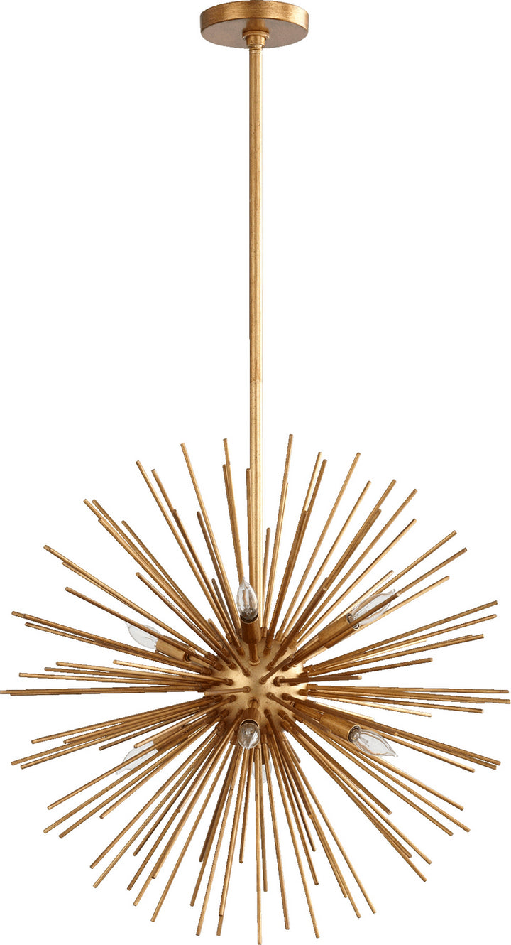 Quorum Electra 600-8-74 Pendant Light - Gold Leaf