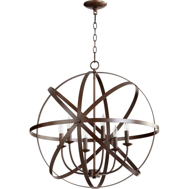 Quorum Celeste 6009-6-86 Chandelier Light - Oiled Bronze
