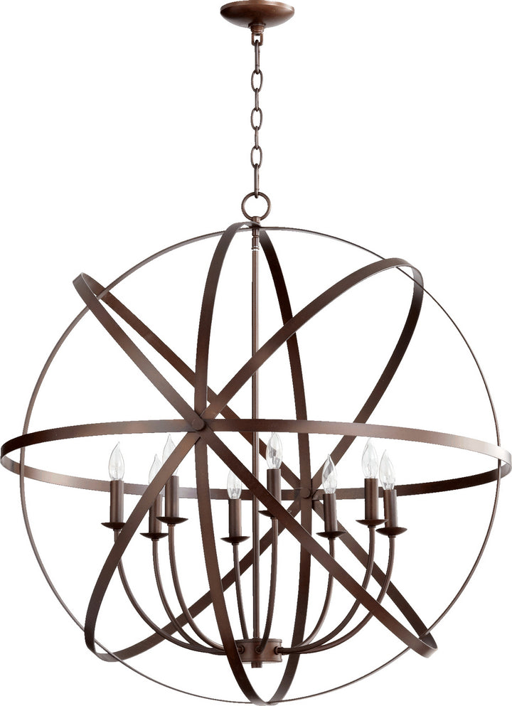 Quorum Celeste 6009-8-86 Chandelier Light - Oiled Bronze