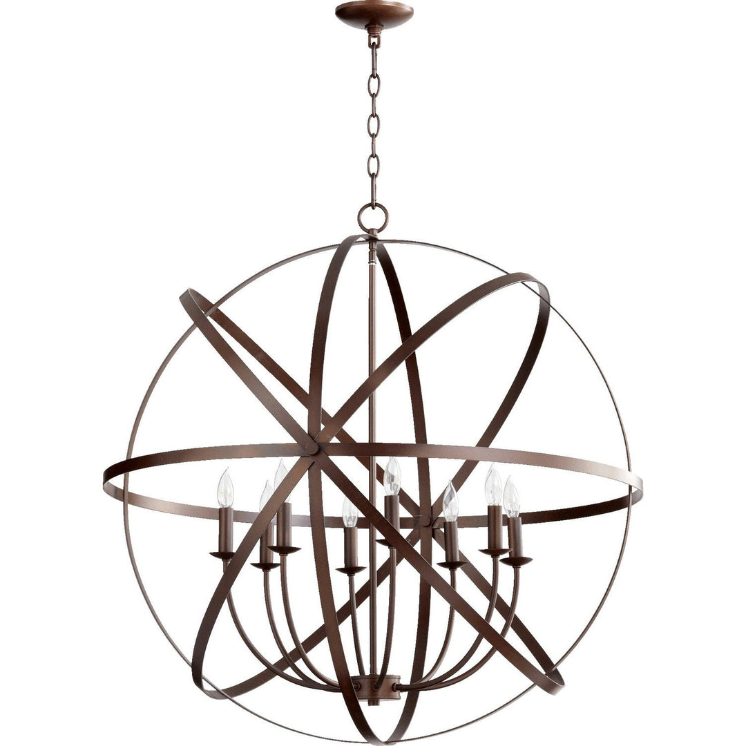 Quorum Celeste 6009-8-86 Chandelier Light - Oiled Bronze