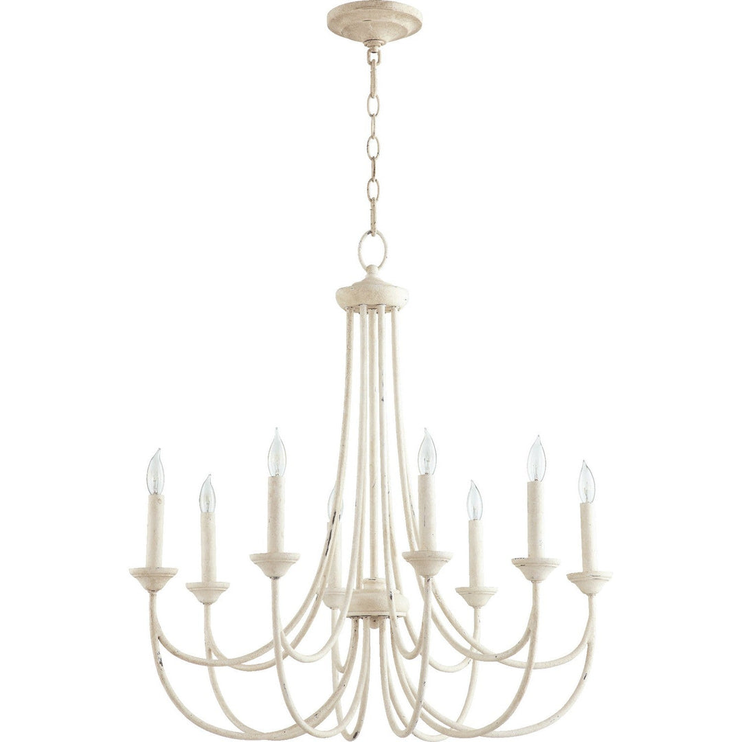 Quorum Brooks 6250-8-70 Chandelier Light - Persian White