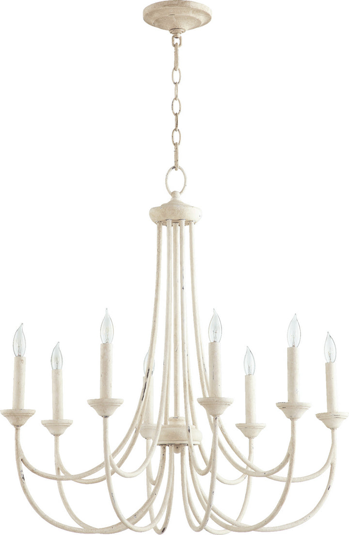 Quorum Brooks 6250-8-70 Chandelier Light - Persian White