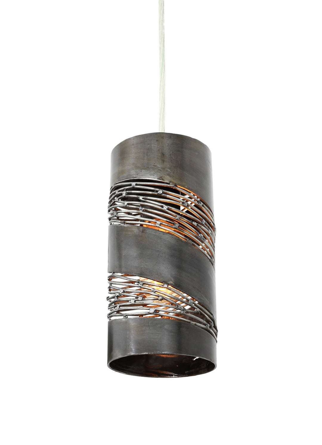 Varaluz Flow 240M01SL Pendant Light - Steel