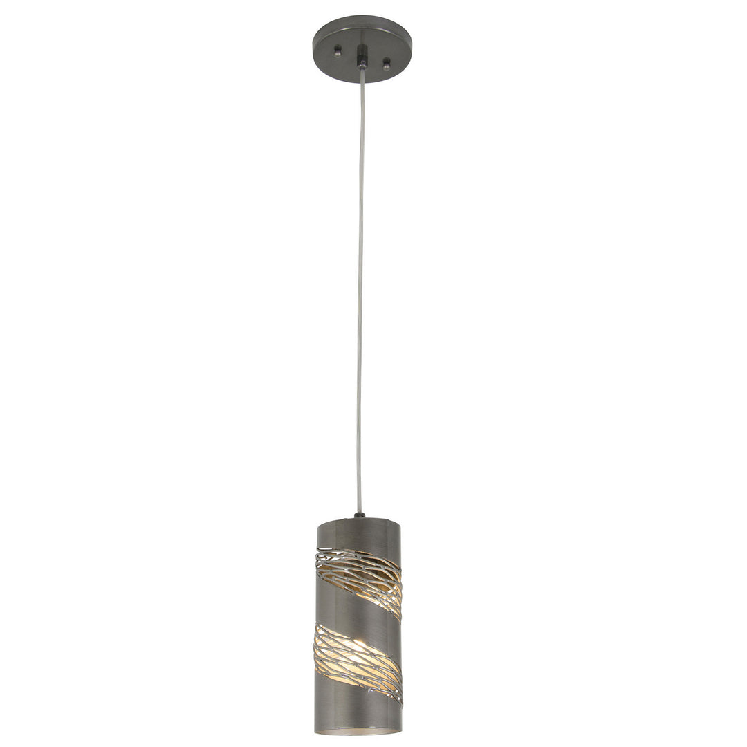 Varaluz Flow 240M01SL Pendant Light - Steel