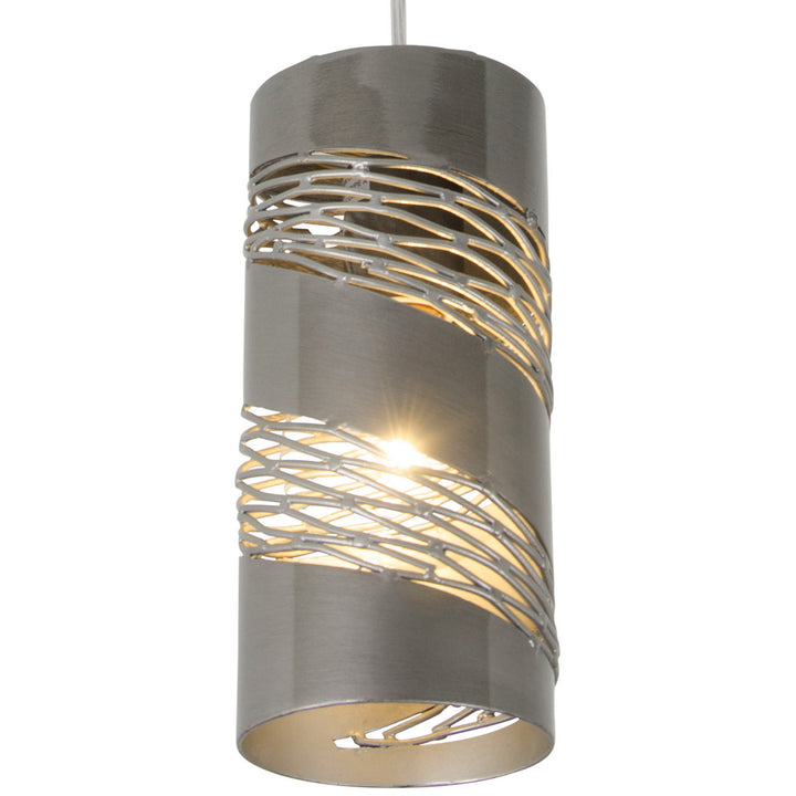 Varaluz Flow 240M01SL Pendant Light - Steel