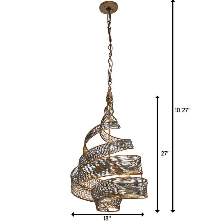Varaluz Flow 240P03HO Pendant Light - Hammered Ore