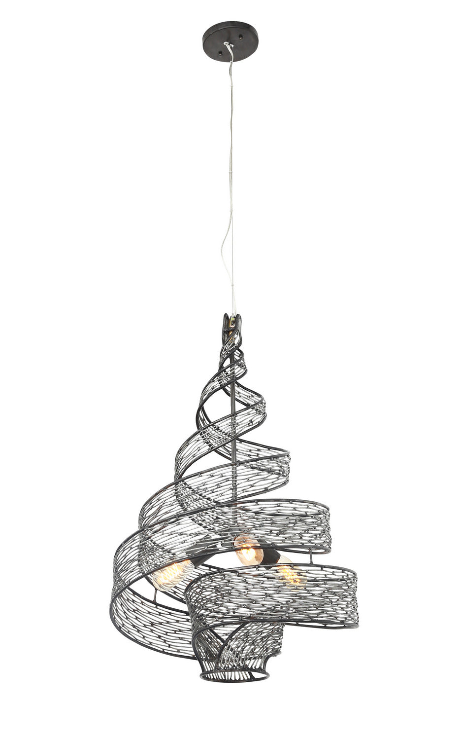 Varaluz Flow 240P03SL Pendant Light - Steel