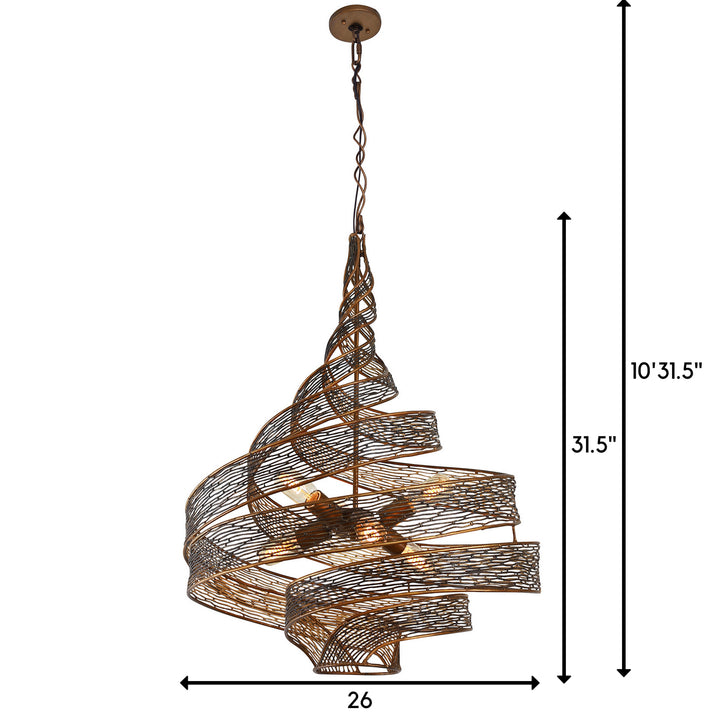 Varaluz Flow 240P06HO Pendant Light - Hammered Ore