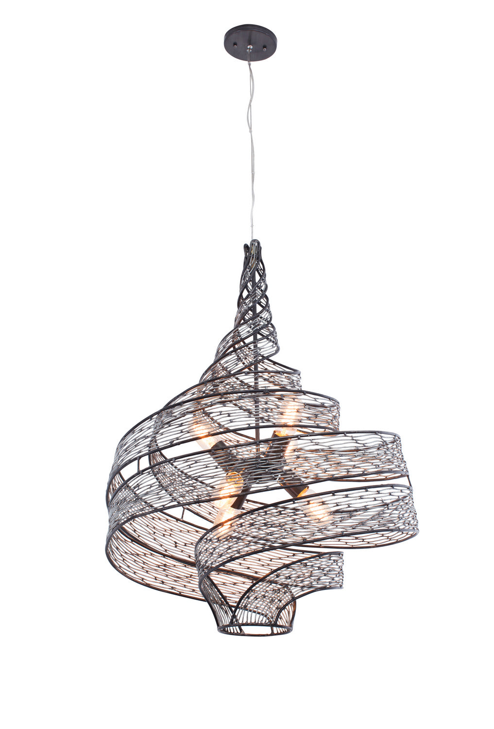 Varaluz Flow 240P06SL Pendant Light - Steel
