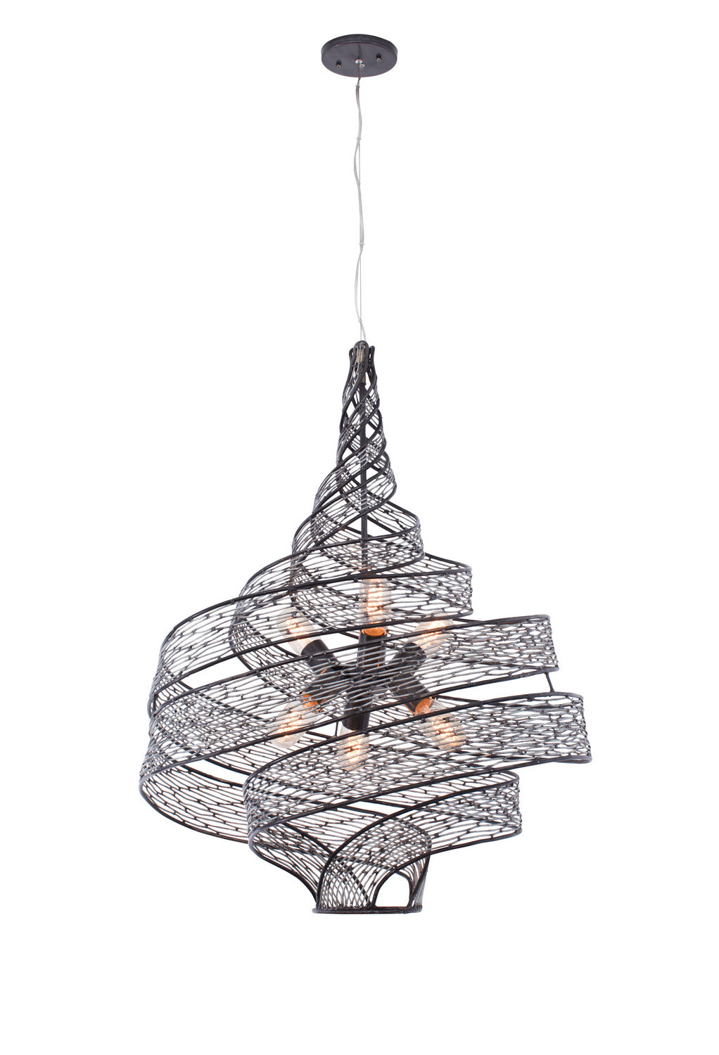 Varaluz Flow 240P06SL Pendant Light - Steel