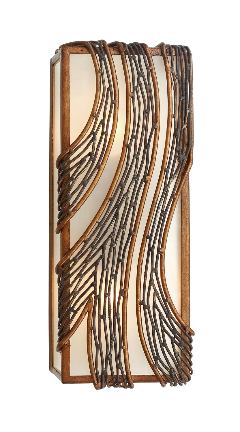Varaluz Flow 240W03HO Wall Sconce Light - Hammered Ore