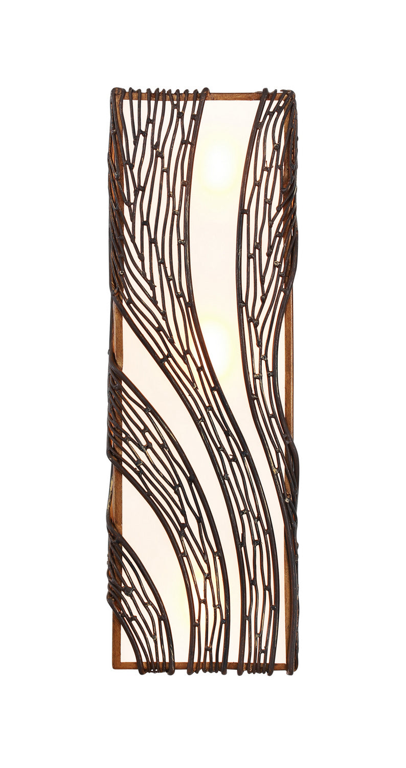Varaluz Flow 240W03HO Wall Sconce Light - Hammered Ore