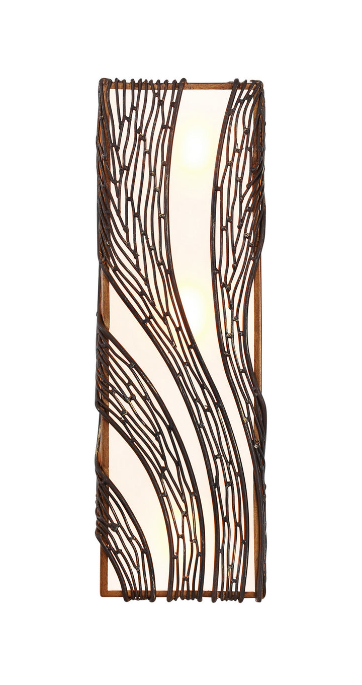 Varaluz Flow 240W03HO Wall Sconce Light - Hammered Ore