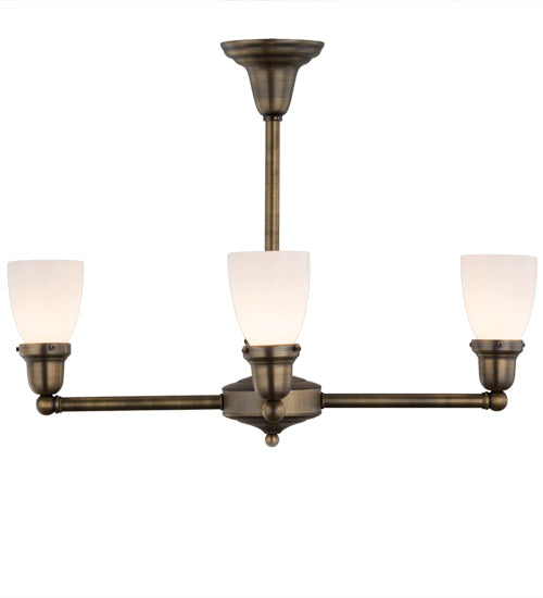 Meyda Tiffany Revival Oyster Bay 56474 Chandelier Light - Antique Brass