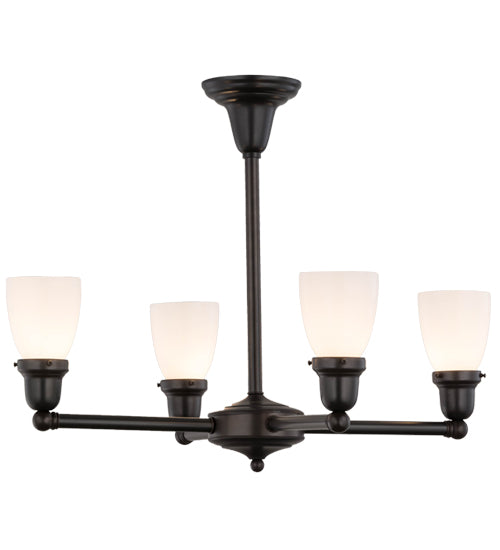 Meyda Tiffany Revival Oyster Bay 56476 Chandelier Light - Craftsman Brown