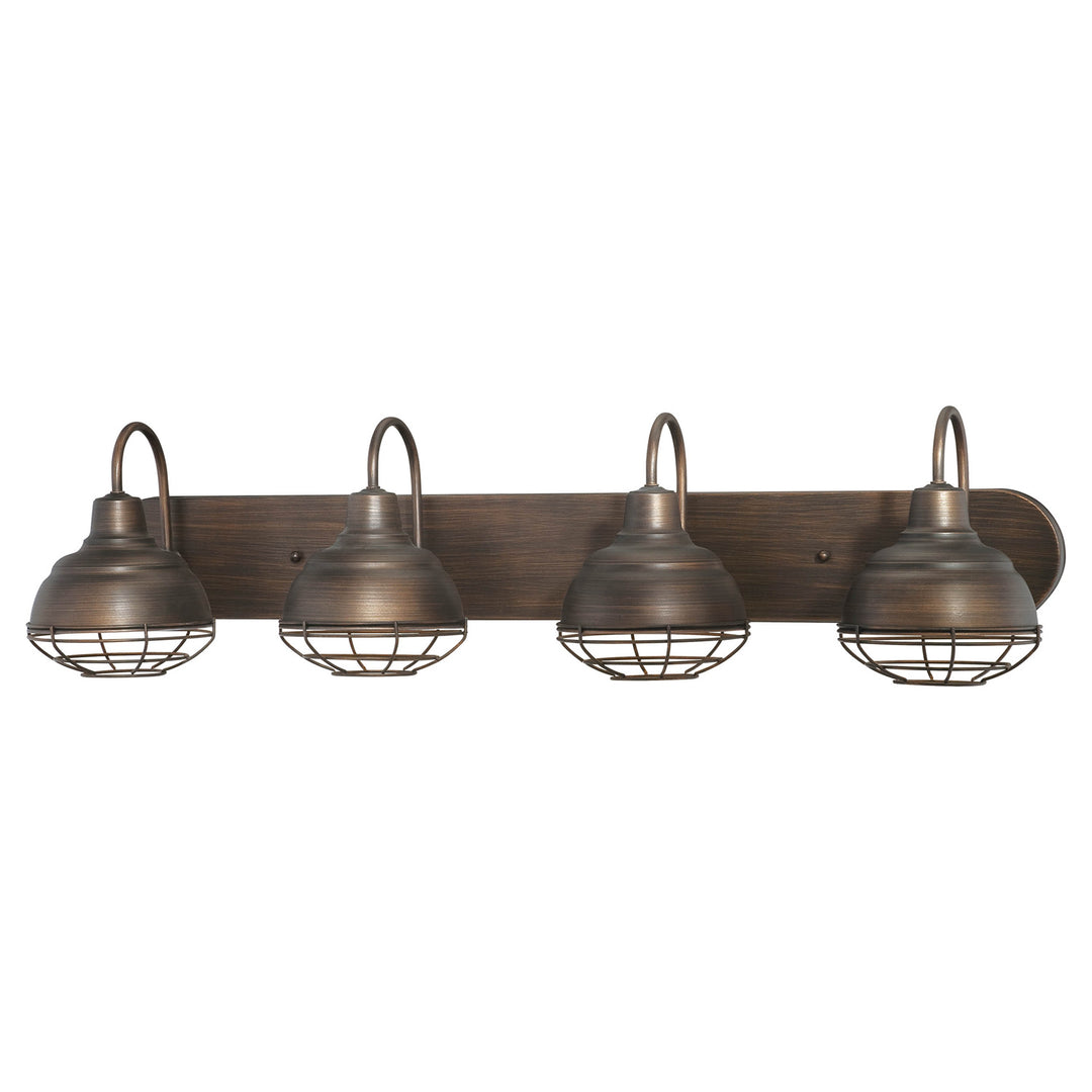 Millennium Neo-Industrial 5424-RBZ Bath Vanity Light 37 in. wide - Rubbed Bronze