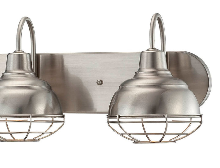 Millennium Neo-Industrial 5424-SN Bath Vanity Light 37 in. wide - Satin Nickel