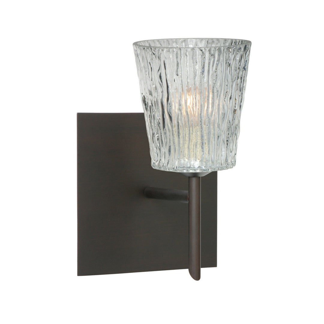 Besa Nico 1SW-512500-BR-SQ Wall Sconce Light - Bronze