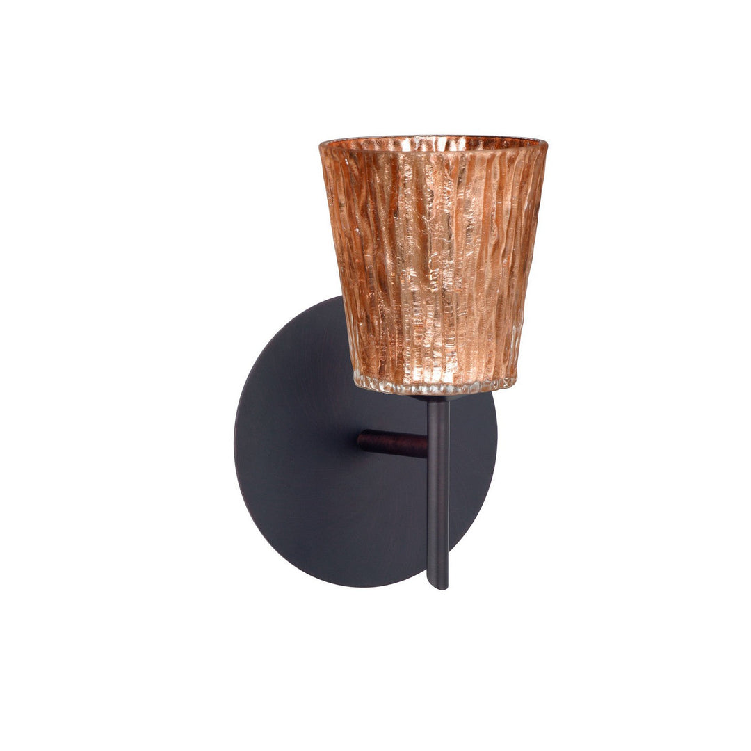 Besa Nico 1SW-5125CF-BR Wall Sconce Light - Bronze