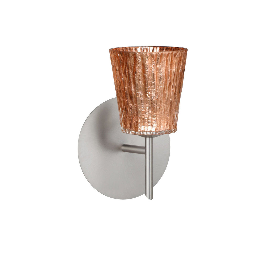 Besa Nico 1SW-5125CF-SN Wall Sconce Light - Satin Nickel