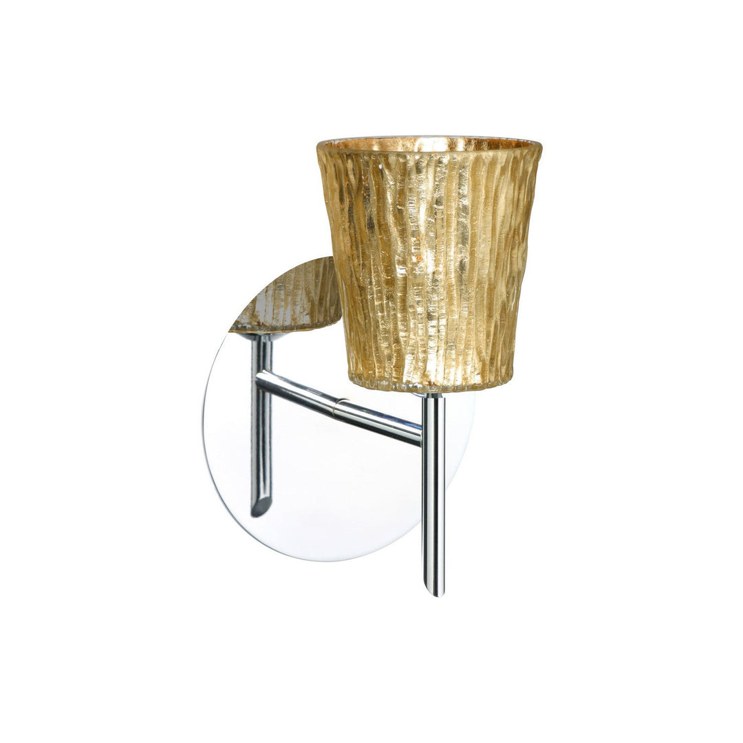 Besa Nico 1SW-5125GF-CR Wall Sconce Light - Chrome