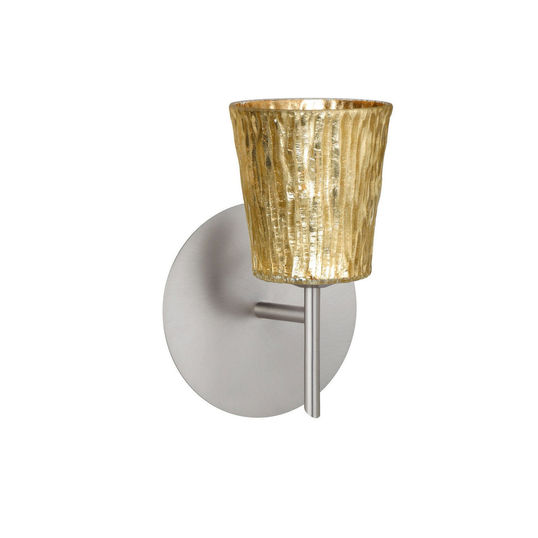 Besa Nico 1SW-5125GF-SN Wall Sconce Light - Satin Nickel