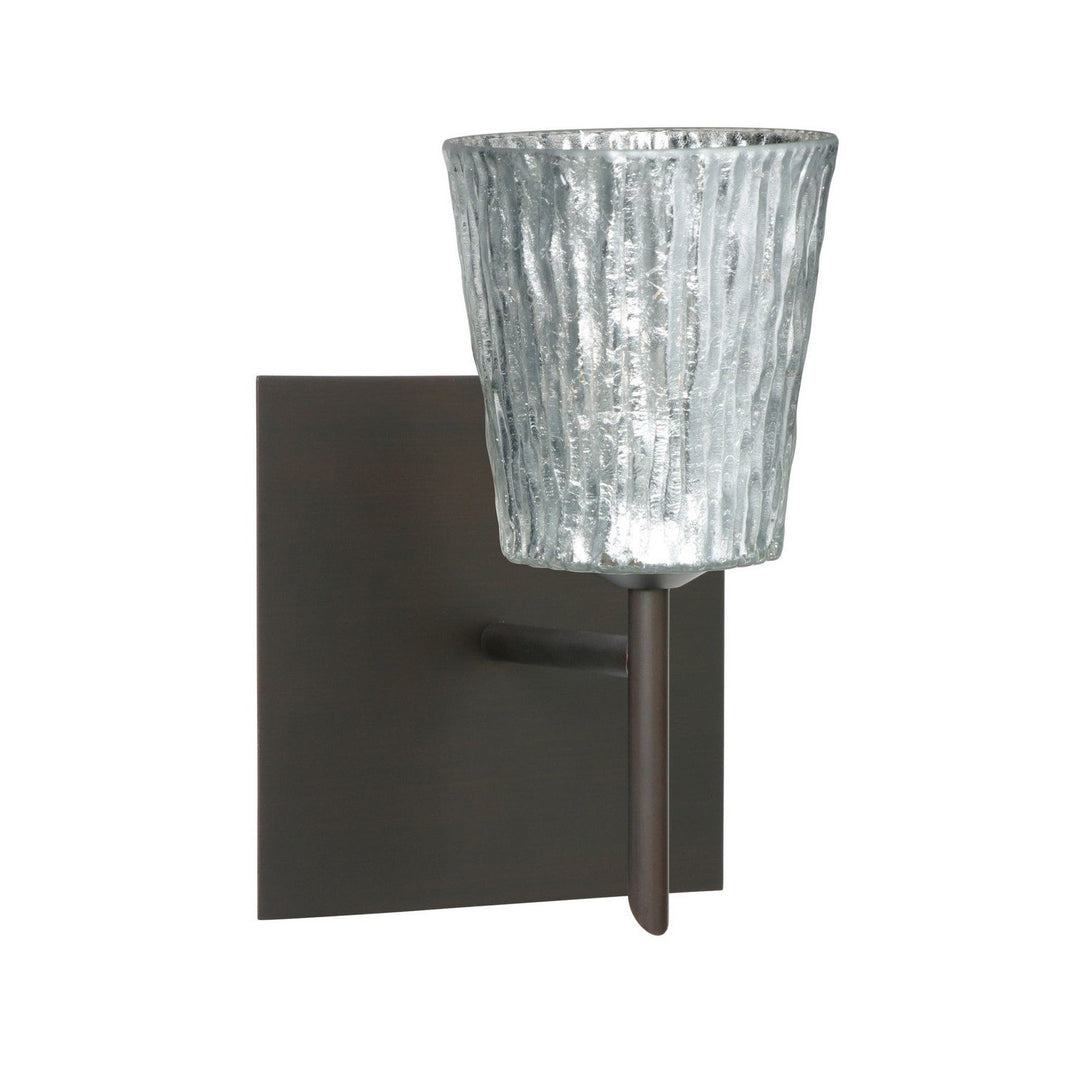 Besa Nico 1SW-5125SF-BR-SQ Wall Sconce Light - Bronze