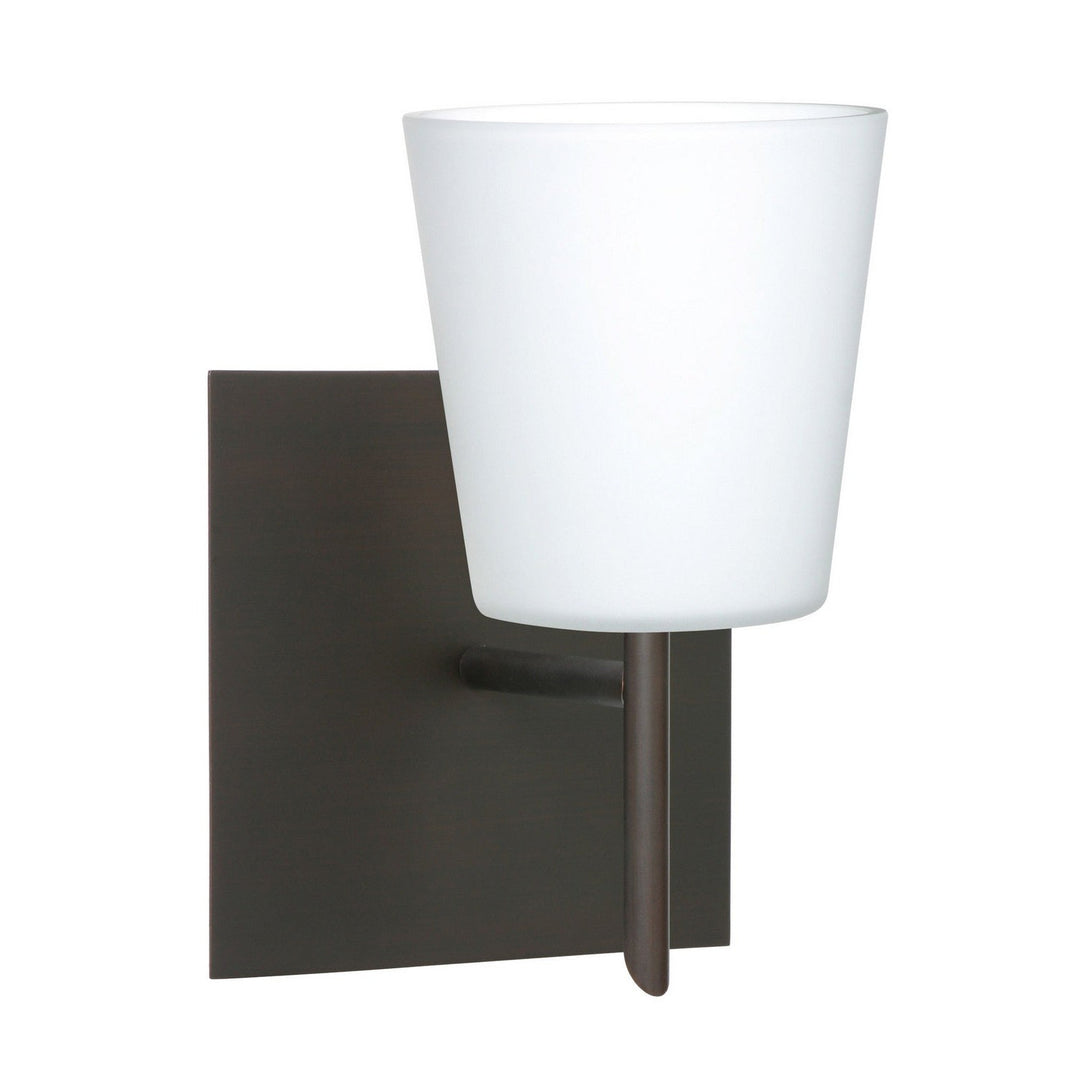 Besa Canto 1SW-513107-BR-SQ Wall Sconce Light - Bronze