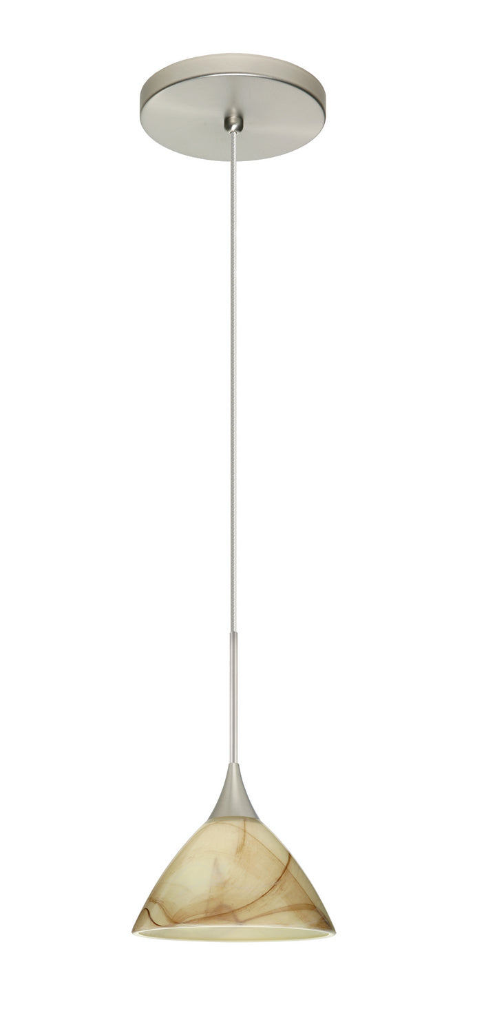 Besa Domi 1XT-174383-SN Pendant Light - Satin Nickel