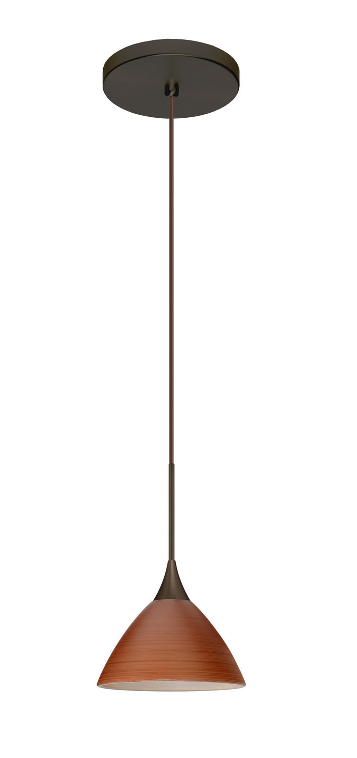 Besa Domi 1XT-1743CH-BR Pendant Light - Bronze
