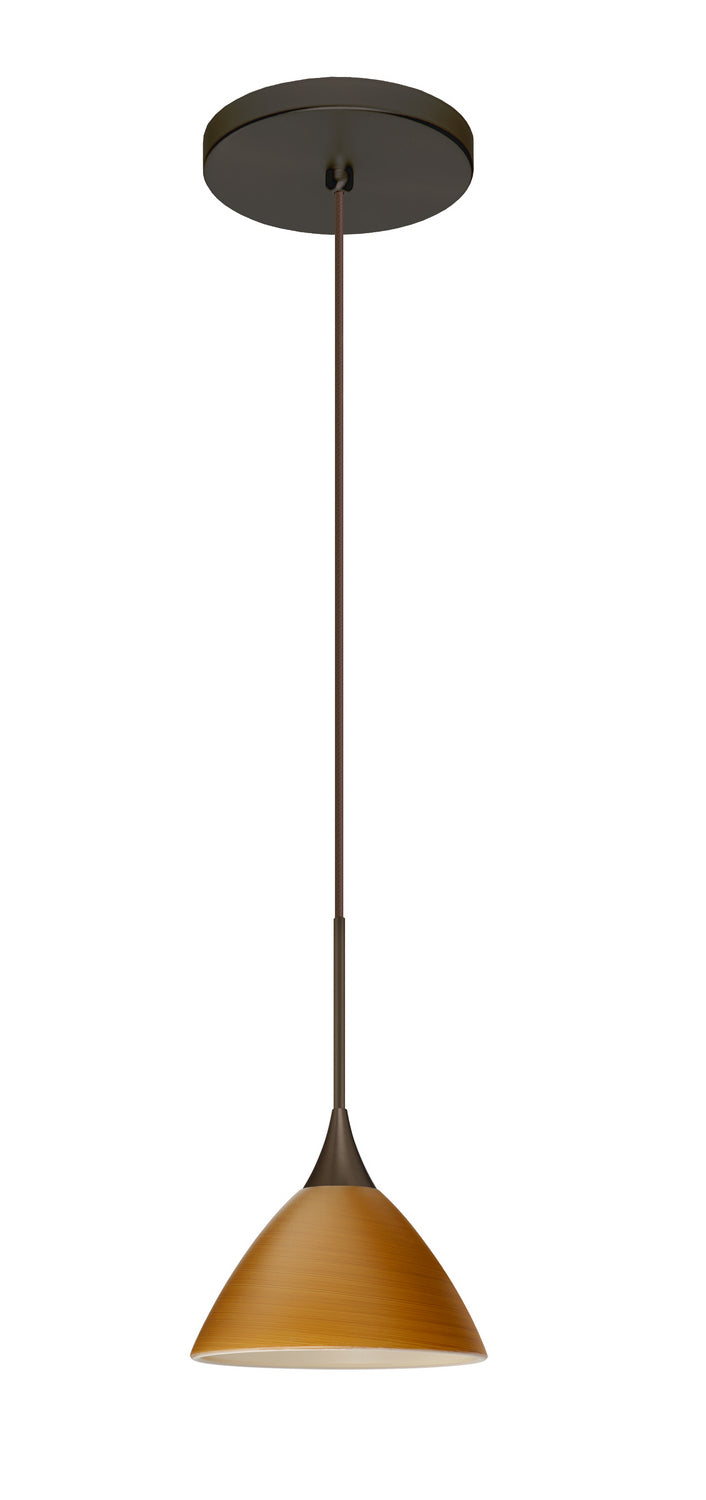 Besa Domi 1XT-1743OK-BR Pendant Light - Bronze