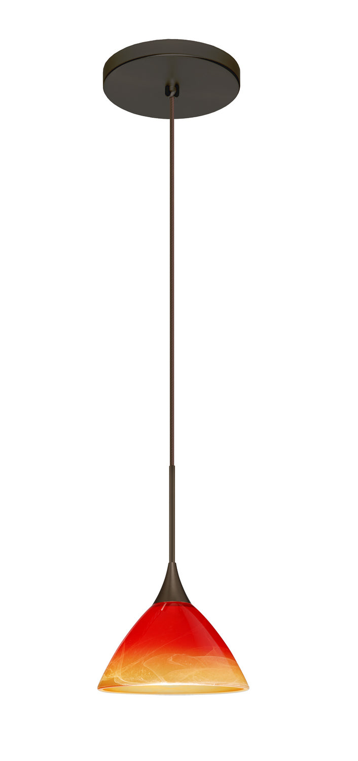 Besa Domi 1XT-1743SL-BR Pendant Light - Bronze