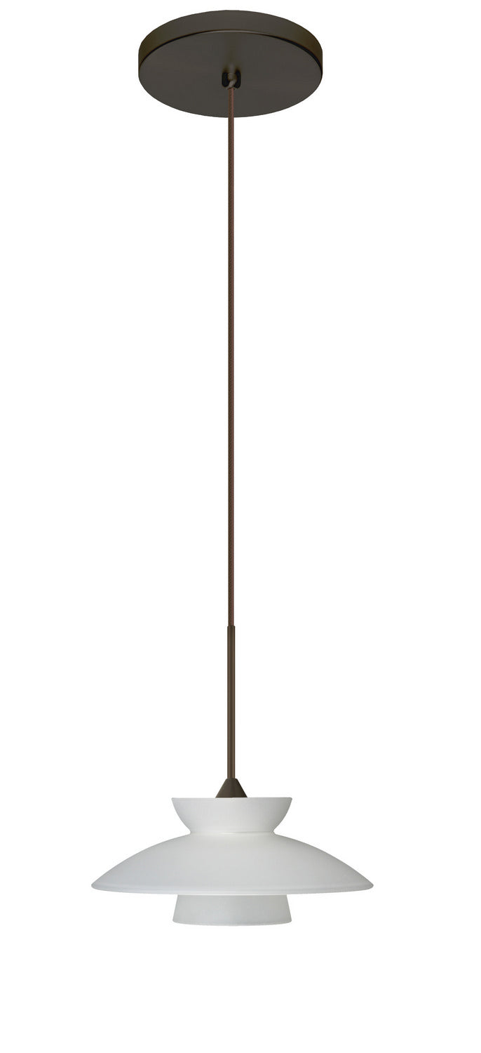 Besa Trilo 1XT-271825-BR Pendant Light - Bronze