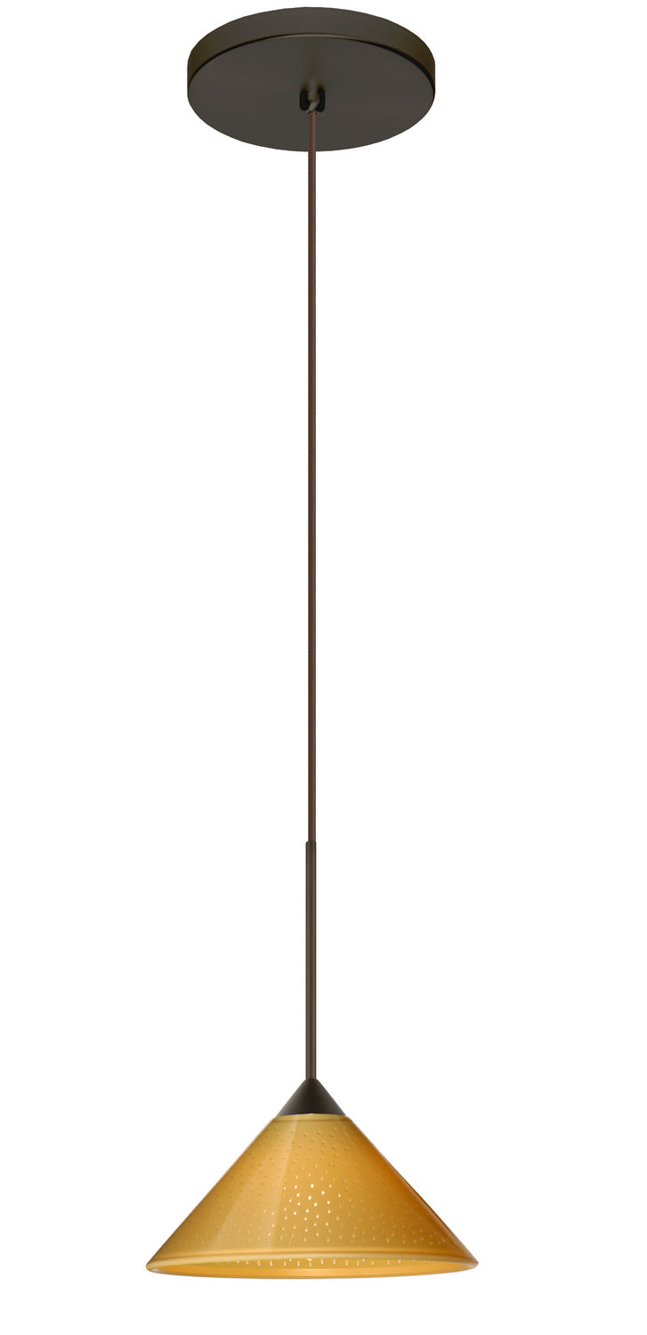 Besa Kona 1XT-282490-BR Pendant Light - Bronze