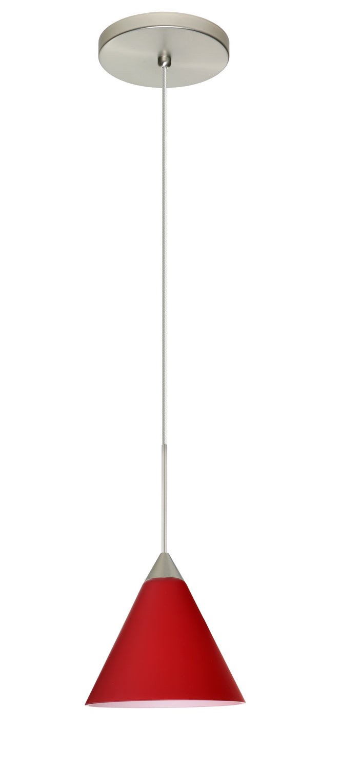 Besa Kani 1XT-5121RM-SN Pendant Light - Satin Nickel