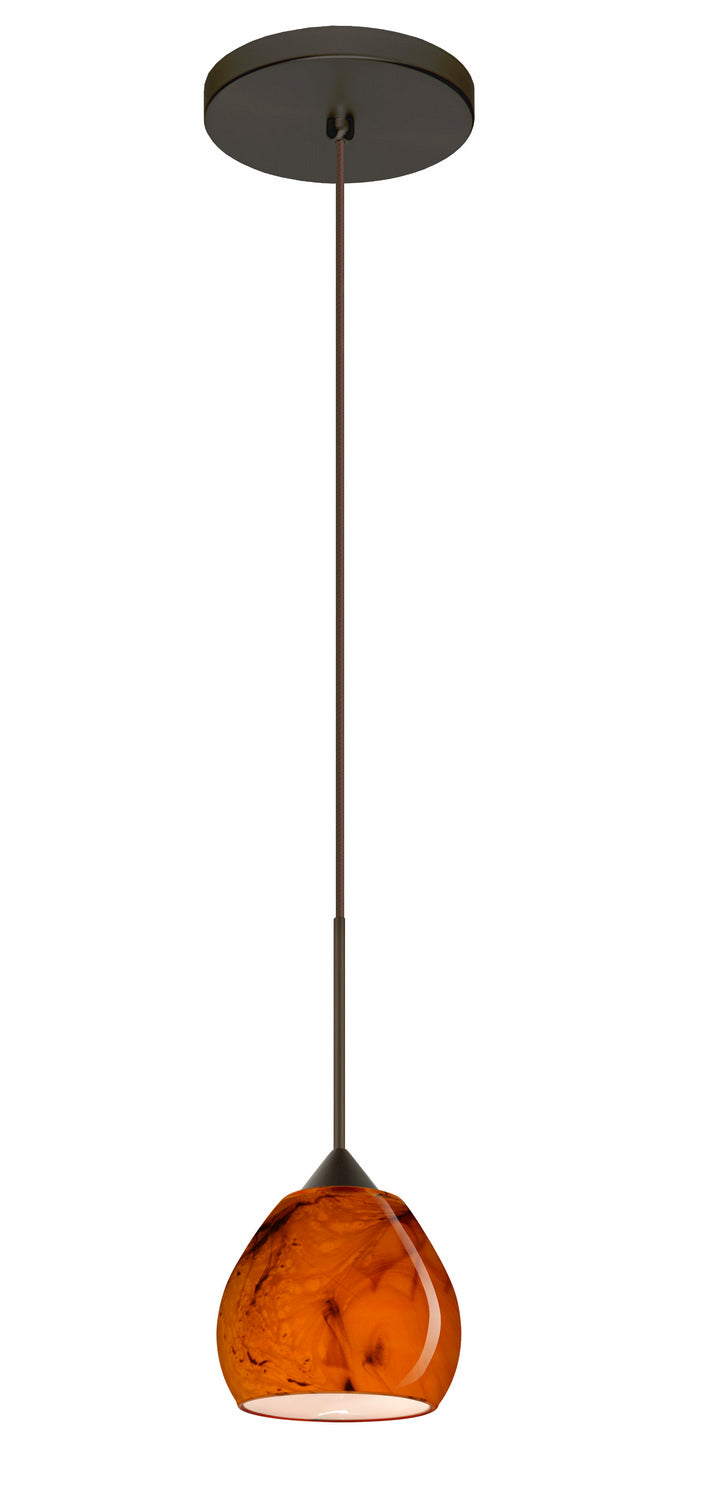 Besa Tay Tay 1XT-5605HB-BR Pendant Light - Bronze