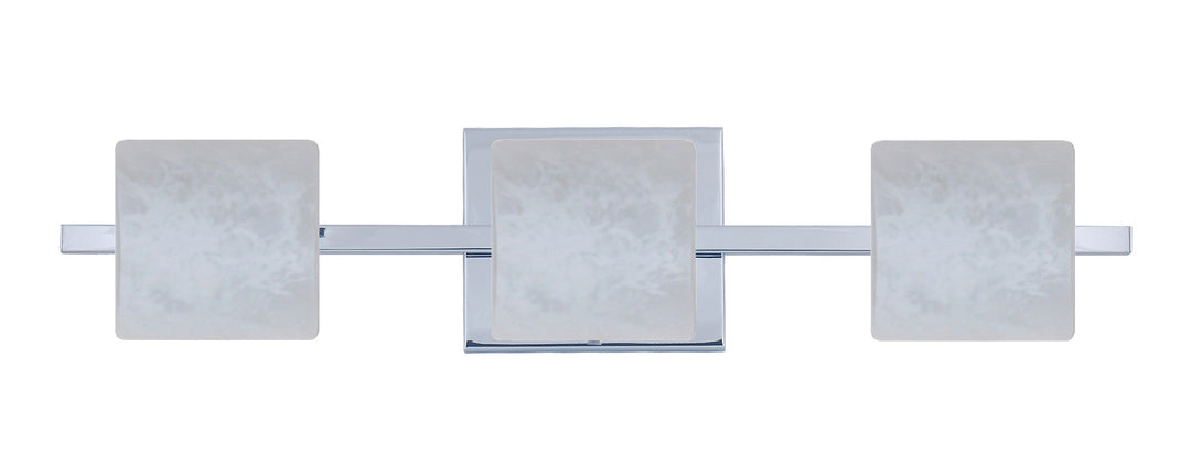 Besa Paolo 3WS-787319-CR Bath Vanity Light 23 in. wide - Chrome
