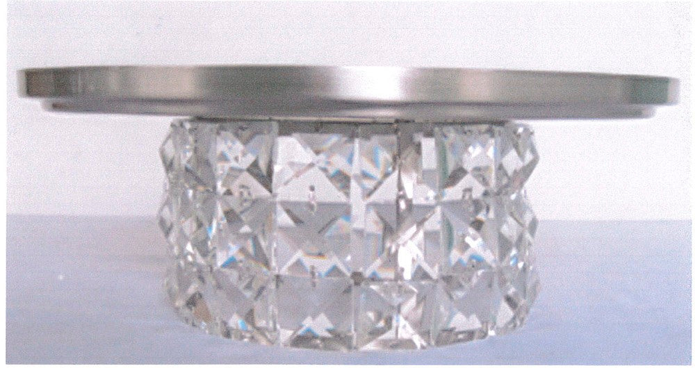 Recesso Lighting 10534-26 Hurricane Recessed Light Shade Recessed Light Chrome