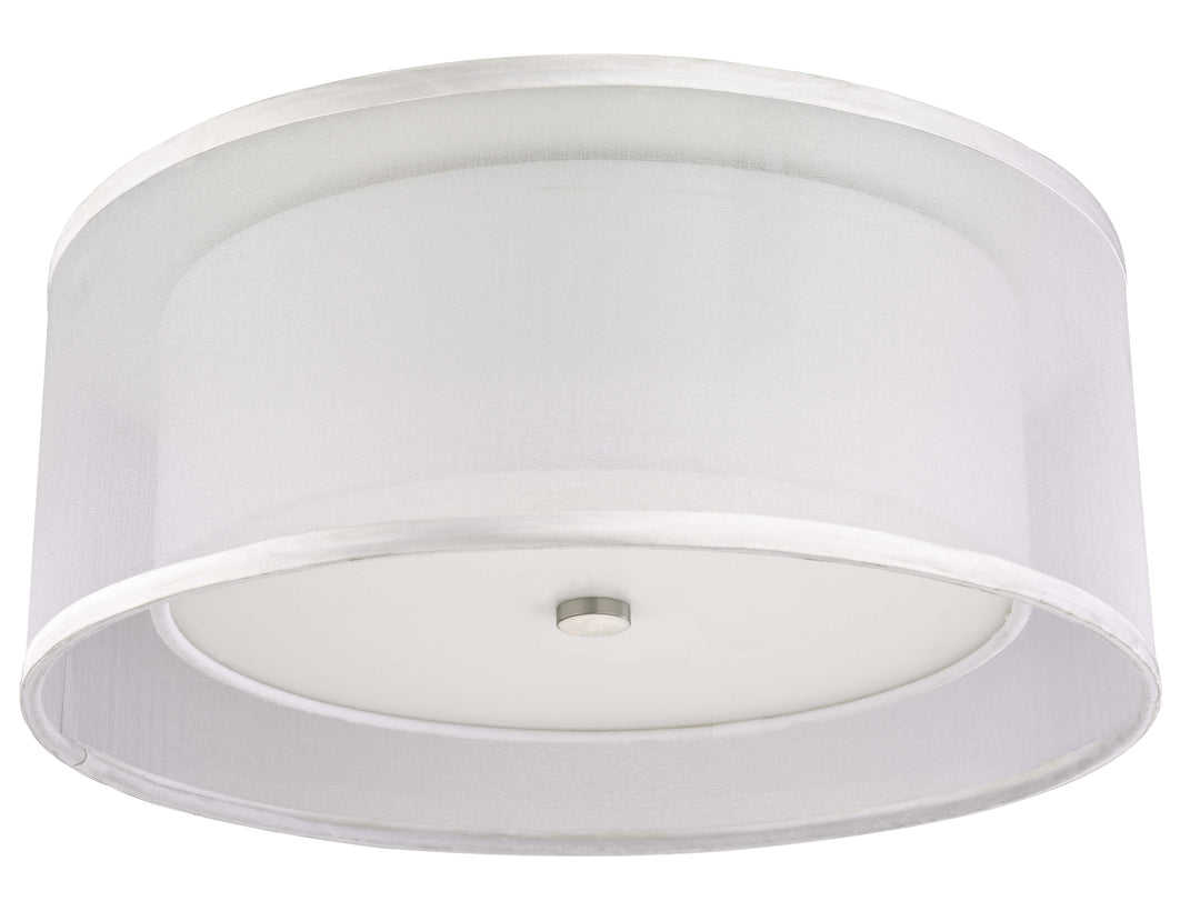 Recesso Lighting 10839-09 Fabbricato Organza Recessed Light Shade Recessed Light Pewter, Nickel, Silver