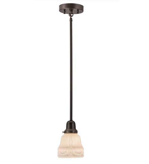 Meyda Tiffany Revival Oyster Bay 56661 Pendant Light - Craftsman Brown