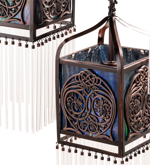 Meyda Tiffany Celtic Knot 56752 Pendant Light - Mahogany Bronze