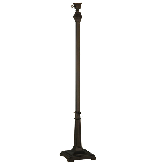 Meyda Tiffany Lighting 56850 Mission One Light Torchiere Utility Light Bronze / Dark