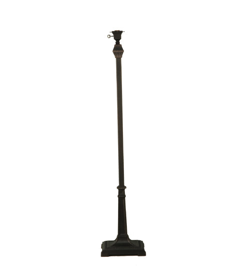 Meyda Tiffany Lighting 56850 Mission One Light Torchiere Utility Light Bronze / Dark