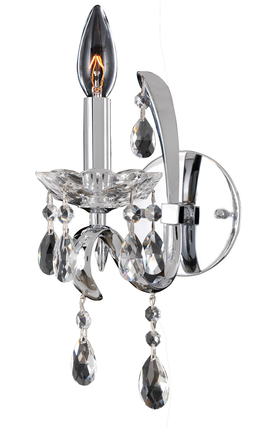 Allegri Catalani 023820-010-FR001 Wall Sconce Light - Chrome