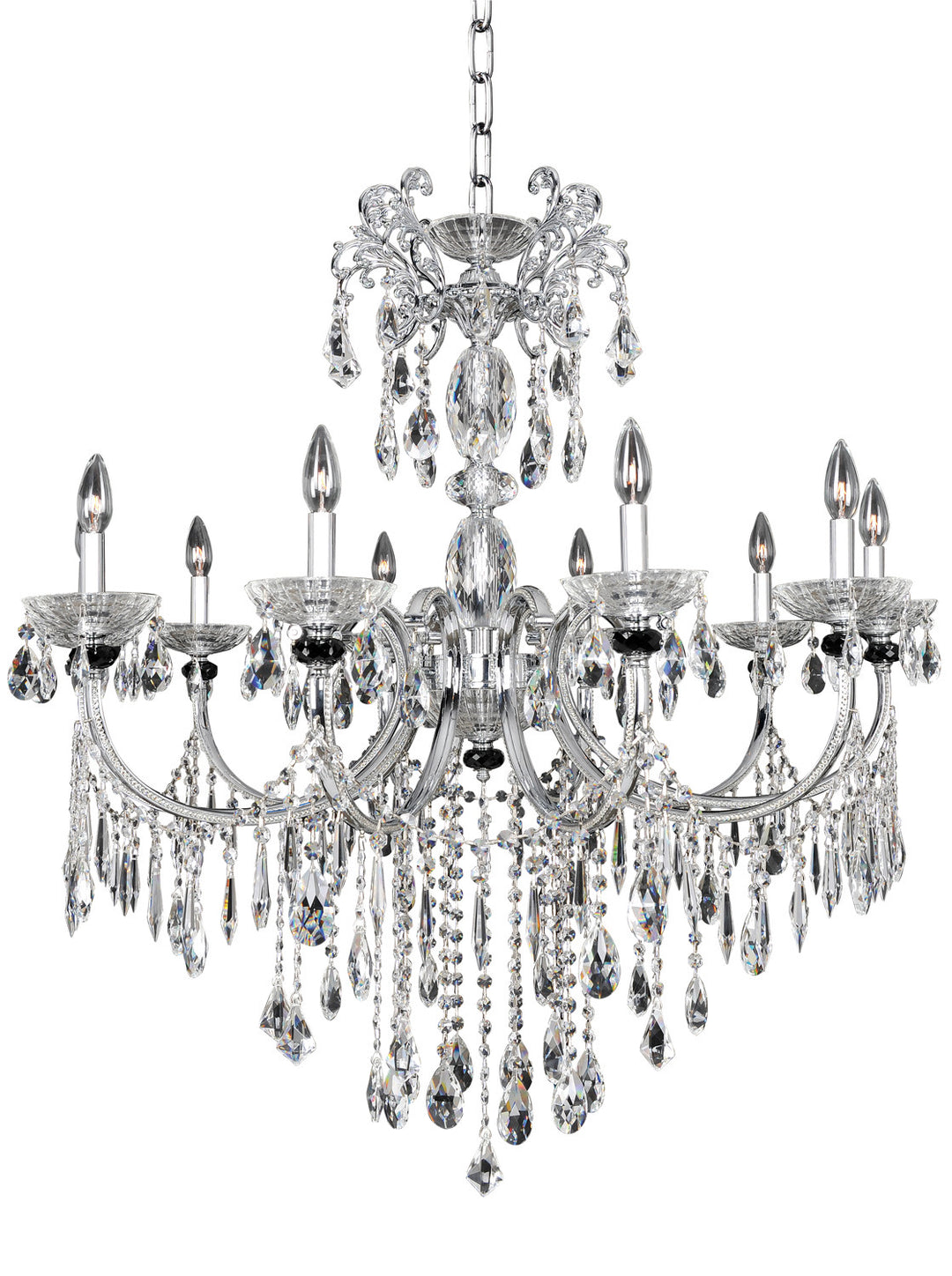 Allegri Steffani 024252-010-FR001 Chandelier Light - Chrome