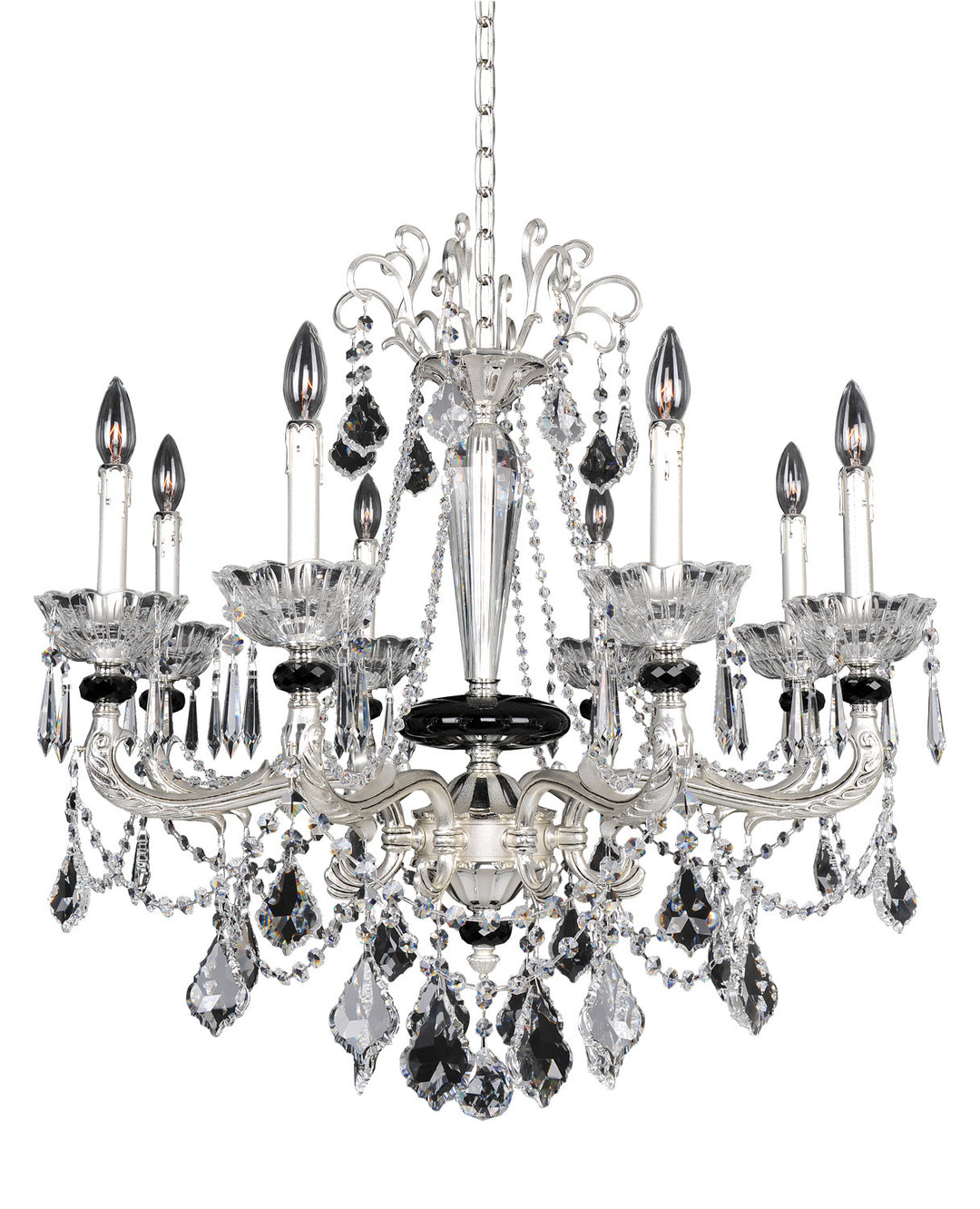 Allegri Campra 024452-017-FR001 Chandelier Light - Two Tone Silver