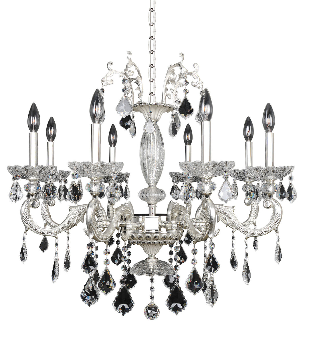 Allegri Casella 024756-017-FR001 Chandelier Light - Two Tone Silver