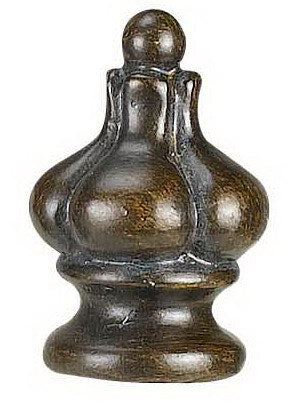 Cal Lighting FA-5009C Finial Finial Decor Bronze / Dark