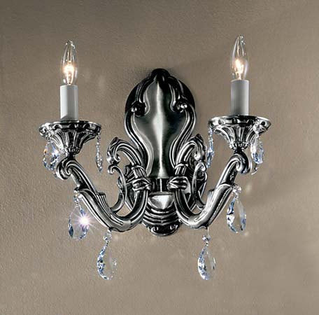 Classic Princeton II 57202 MS Wall Sconce Light - Millennium Silver