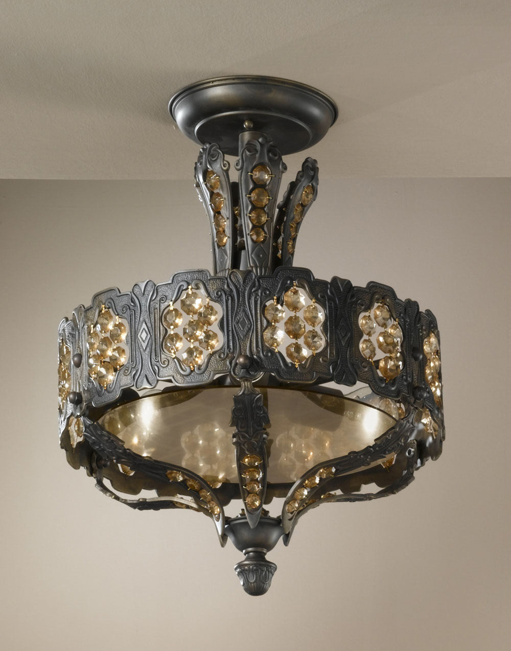Classic Castillio de Bronce 57330 AGB AI Ceiling Light - Aged Bronze